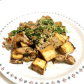 ♪ゆかたん♡'s cooksnap of when they made 豆苗と豚肉の厚揚げ入り生姜炒め.