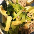 たくまぁ's cooksnap of when they made お母ちゃんの味☆小松菜と豚バラの炊いたん.