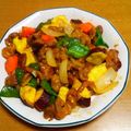 55才のおじさん's cooksnap of when they made 揚げない♪豚小間とさつま芋で秋色酢豚☆.