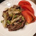 烏龍茶梅's cooksnap of when they made キャベツと牛肉のオイスターソース炒め.