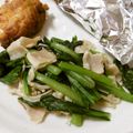めなよ's cooksnap of when they made 小松菜、ベーコンとえのきの洋風ソテー.