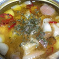クック7U5W5L☆'s cooksnap of when they made 焼き鳥缶をそのまま☆簡単絶品アヒージョ☆.