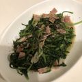 猫リン's cooksnap of when they made 簡単♪春菊とベーコンのニンニク炒め.