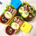 ふたごゆき's cooksnap of when they made お弁当に「ゆで卵のカレーマヨ焼き」.