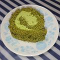 キキとノア's cooksnap of when they made 濃い抹茶のお味☆抹茶ロールケーキ♪.