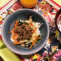 クック2U31E5☆'s cooksnap of when they made 子供も大好き♡レンチン時短ビビンパ.