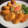 ひさかた's cooksnap of when they made カレー卯の花でコロッケ.
