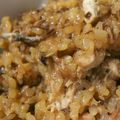 165cmの一般の人's cooksnap of when they made 甘辛やみつき★サバ缶の炊き込み混ぜご飯.