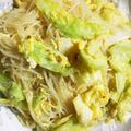 ReShaMAMA's cooksnap of when they made 春雨とキャベツのヘルシー炒め.