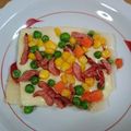 ほあたん's cooksnap of when they made 簡単！餅ピザ♪切り餅をフライパンアレンジ.