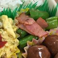 おまおちゃん！'s cooksnap of when they made 居酒屋＠しし唐とベーコンのバター醤油炒め.