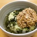 maarine's cooksnap of when they made チーズと納豆のお茶漬け.