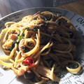 regulusYM's cooksnap of when they made ささみと春菊の和風ごまパスタ.