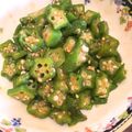 ステルトミチル's cooksnap of when they made 錆びない体へゴマ習慣＊オクラの胡麻和え.