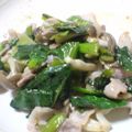 jujumyu's cooksnap of when they made チンゲンサイと豚肉のおいしい炒め物☆.