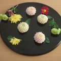 mizutamasa's cooksnap of when they made 切菊　（練り切り）.