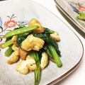 オヒム's cooksnap of when they made 小松菜と油揚げのニンニク炒め.