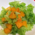 0413SU's cooksnap of when they made 柿とレタスのサラダ.