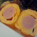 kyoka2007's cooksnap of when they made お弁当に☆魚肉ソーセージ卵巻き.