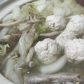 ﾌﾞﾚﾝﾀﾞ's cooksnap of when they made 肉団子と白菜のあったか鍋.