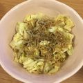 いっこJJ's cooksnap of when they made 春キャベツとジャコの柚子胡椒和え.