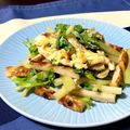 misatona's cooksnap of when they made セロリと竹輪の玉子炒め.