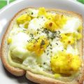 cookpading's cooksnap of when they made マヨたまチーズ☆トースト.