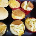ゆんも★'s cooksnap of when they made たっぷりチーズdeごろごろチーズマフィン.