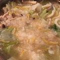 月の影と海's cooksnap of when they made とろみをつけて＊みぞれ鍋・柚子風味.