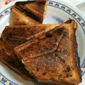 あやこ６１'s cooksnap of when they made 子供が喜ぶ　簡単★ホットサンド.