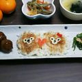 S☆Rまま's cooksnap of when they made 簡単キャラ弁☆ダッフィー&シェリーメイ.