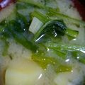 土日料理する人's cooksnap of when they made カブの葉の味噌汁.