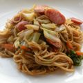 kachimachi's cooksnap of when they made 簡単な焼きそばの焼き方.