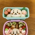 クックNLGQXN☆'s cooksnap of when they made *しろたん弁当*キャラ弁*.