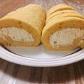 わんろっく's cooksnap of when they made 南瓜たっぷり☆かぼちゃロールケーキ♪.