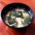キョーマキ's cooksnap of when they made 簡単＊わかめと卵のスープ＊.