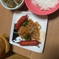 りんご☆とと's cooksnap of when they made 蓮根入りのケチャソース炒め.
