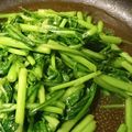 湊ひぃろ's cooksnap of when they made 春菊大量消費！簡単‼春菊の七味炒め♪.