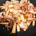 おーはらおーはら's cooksnap of when they made ～大葉香る～山芋と豚肉のポン酢炒め.