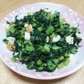 コーヒー甘め's cooksnap of when they made 富山のなつかしい味☆大根菜のよごし.
