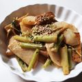 にじきらら's cooksnap of when they made かぶと豆苗、豚肉、厚揚げのオイマヨ炒め☆.