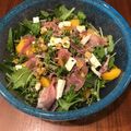 きょろなんど's cooksnap of when they made 柿とモッツァレラチーズ・生ハムのサラダ.