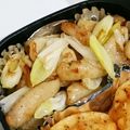 ツインズ♀ママ's cooksnap of when they made 長ネギと鶏肉の塩炒め☆+鶏皮カリカリ.