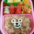 ｄｕ＿ｕｂ's cooksnap of when they made 簡単キャラ弁☆ダッフィー&シェリーメイ.