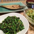 しょーばお's cooksnap of when they made おふくろの味☆ほうれん草の胡麻和え♪.