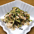 shikkachan's cooksnap of when they made 低糖質♪ささみと塩昆布の和え物.