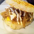 recoiam's cooksnap of when they made 簡単！ライスバーガー.