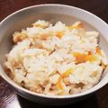 kahourain's cooksnap of when they made 鶏皮ゴボウ炊き込みご飯.