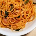☆mamipon☆'s cooksnap of when they made 簡単‼ベーコンとほうれん草のナポリタン.