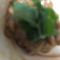 ma___111's cooksnap of when they made マヨ納豆 with 粗挽き黒胡椒.